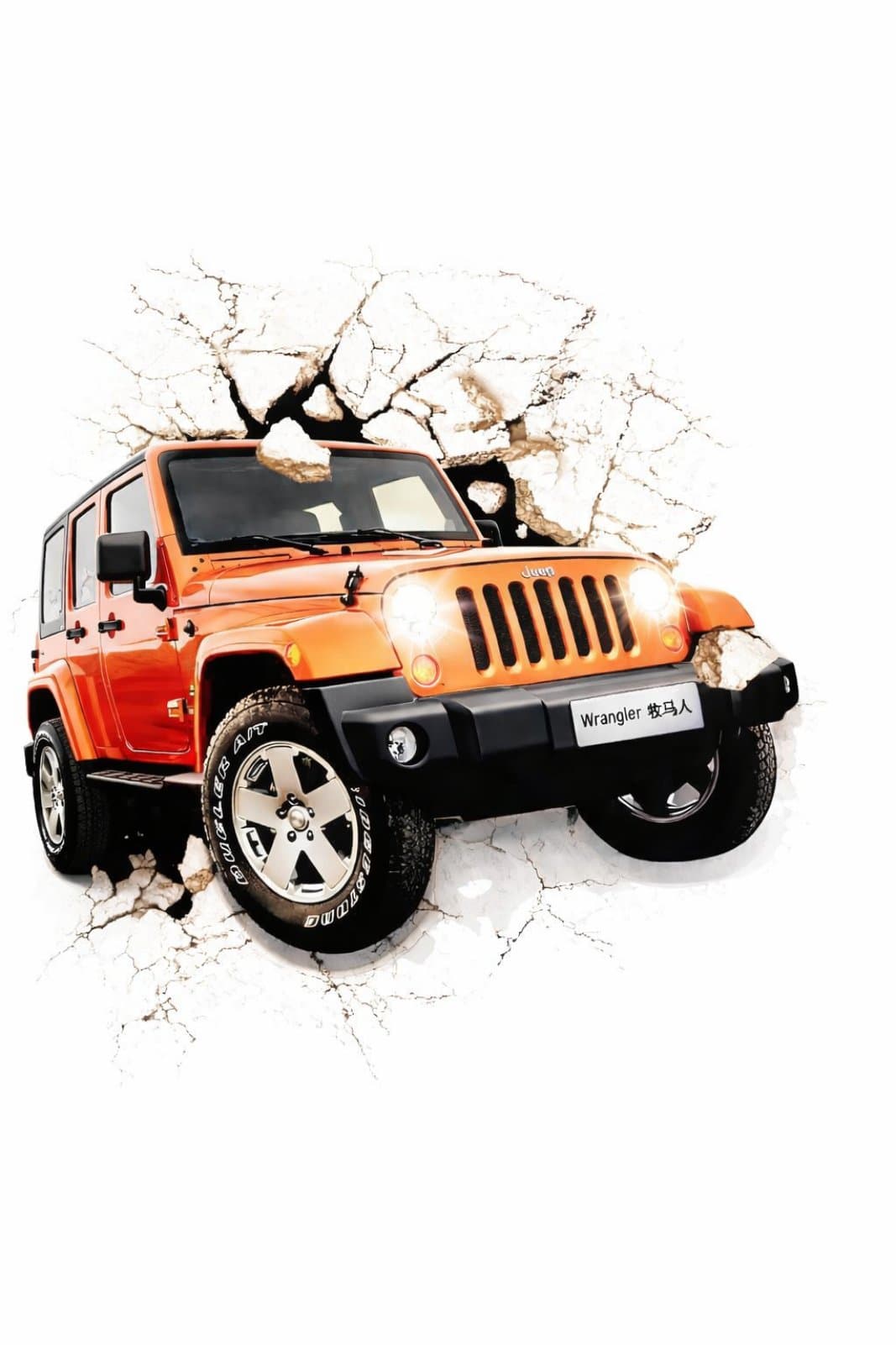 Fototapet 3D Jeep - 1