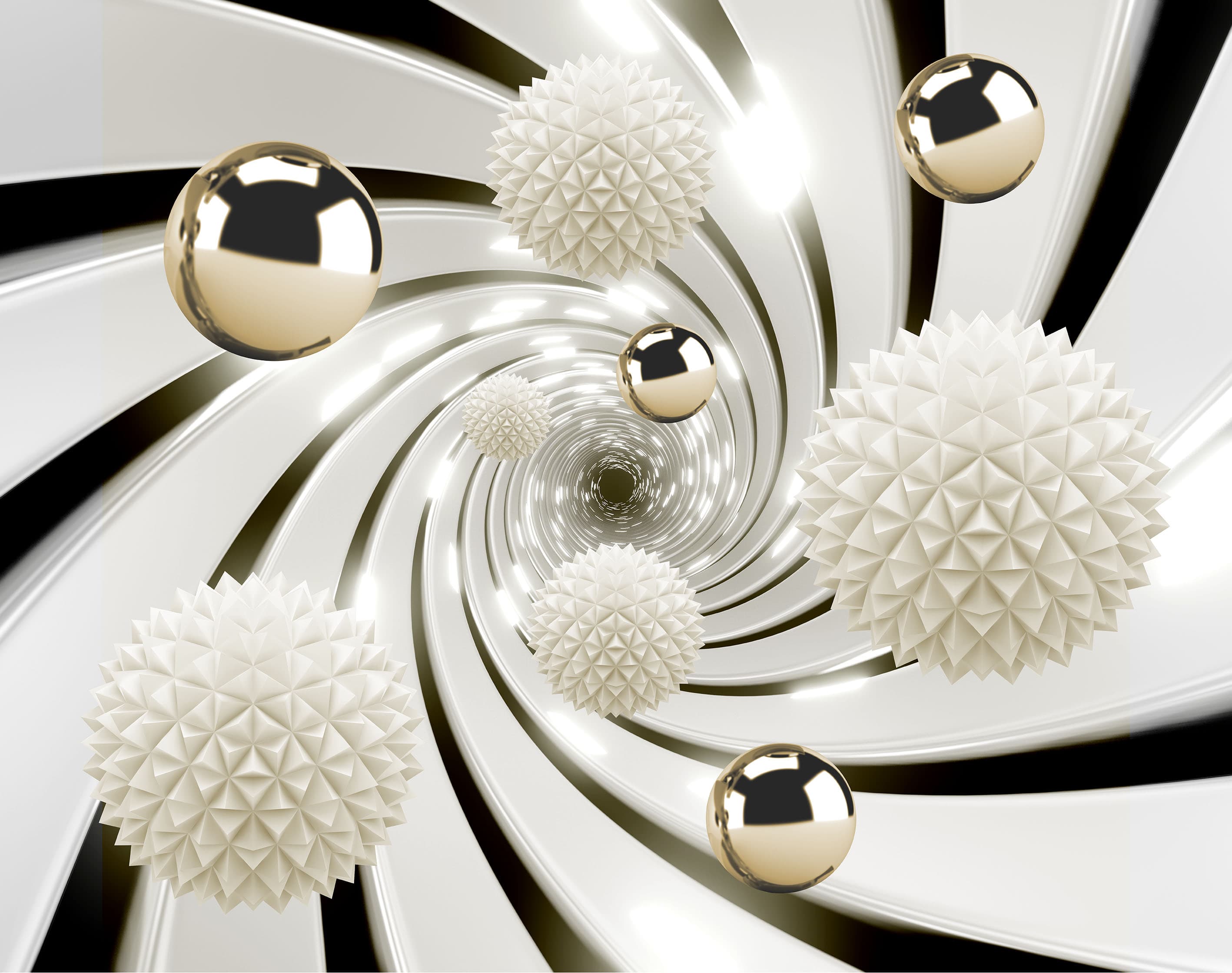 Fototapet 3D Spirală Abstractă